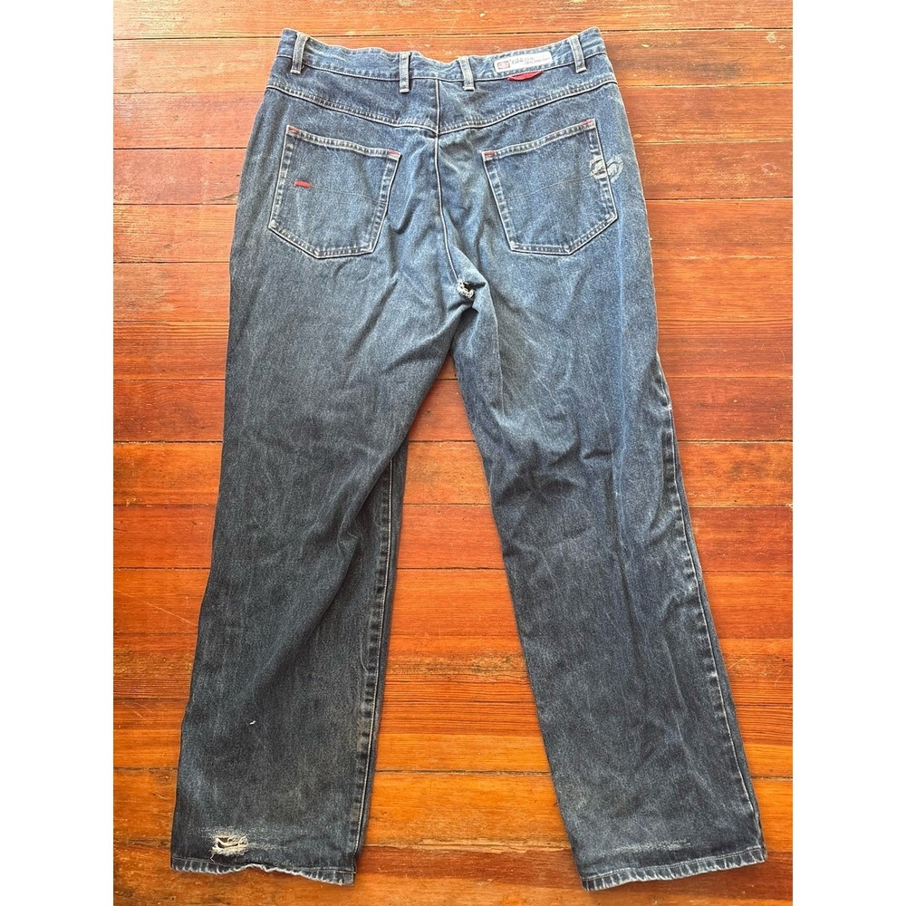 Vintage Ecko Unltd Jeans Baggy Relaxed Fit Jeans Light Wash Mens‎ 36x32 Blue Y2K